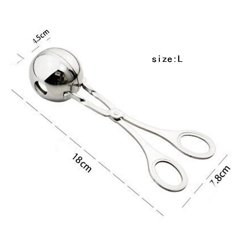 Meatball Maker Clip Spoon Stainless Steel Meatballs Mold Fried Fish DIY Meatballs Making Kitchen Cooking Accessories4