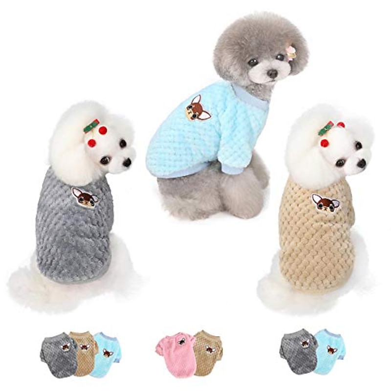 Dog Cat Pets Hoodie Cloth Dog Shirt / Dog T-shirt Dog Hoodie Cat Hoodie Winter Autumn Warm Party Dog Clothing - Main Image