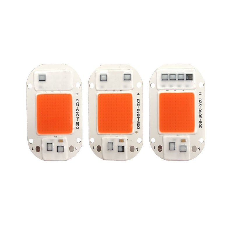 LED Grow Chip 10pcs 6pcs 20W 30W 50W COB Chip LED Lamp 220V 240V No Need Driver for Flood Light Spotlight Lampada DIY Lighting4