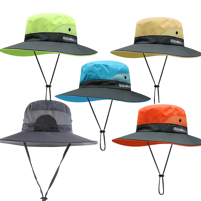 Sun Hat Bucket Hat Hat Packable UV Protection Quick Dry Summer Spring Wide Brim