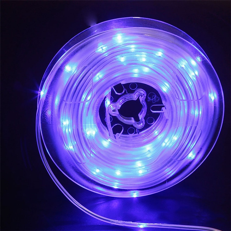 Solar Power String Light 20M 30M 50M with Remote Control Thanksgiving Christmas Outdoor Party Garden Decoration Fairy Lights Plug-in Dual Purpose Gypsophila Copper Wire Lights Set 24V3