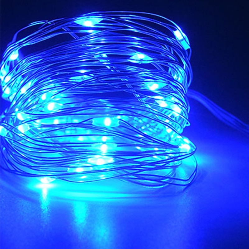 LED String Light Copper Wire String Lights with 3AA Battery Steady on Fairy Light Indoor Decoration4