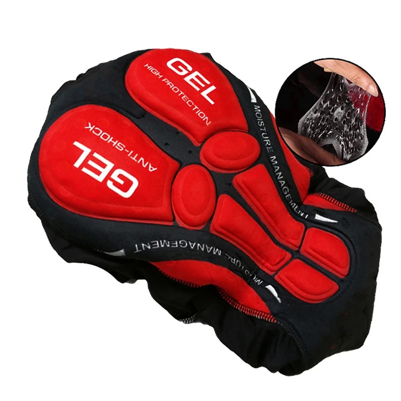 Men's Patchwork Cycling Road Shorts Cycling Shorts Bike Shorts Bike Padded Shorts / Chamois Mountain Bike MTB Road Bike Cycling Sports 3D Pad Cycling Quick Dry Moisture Wicking Yellow Red Spandex3