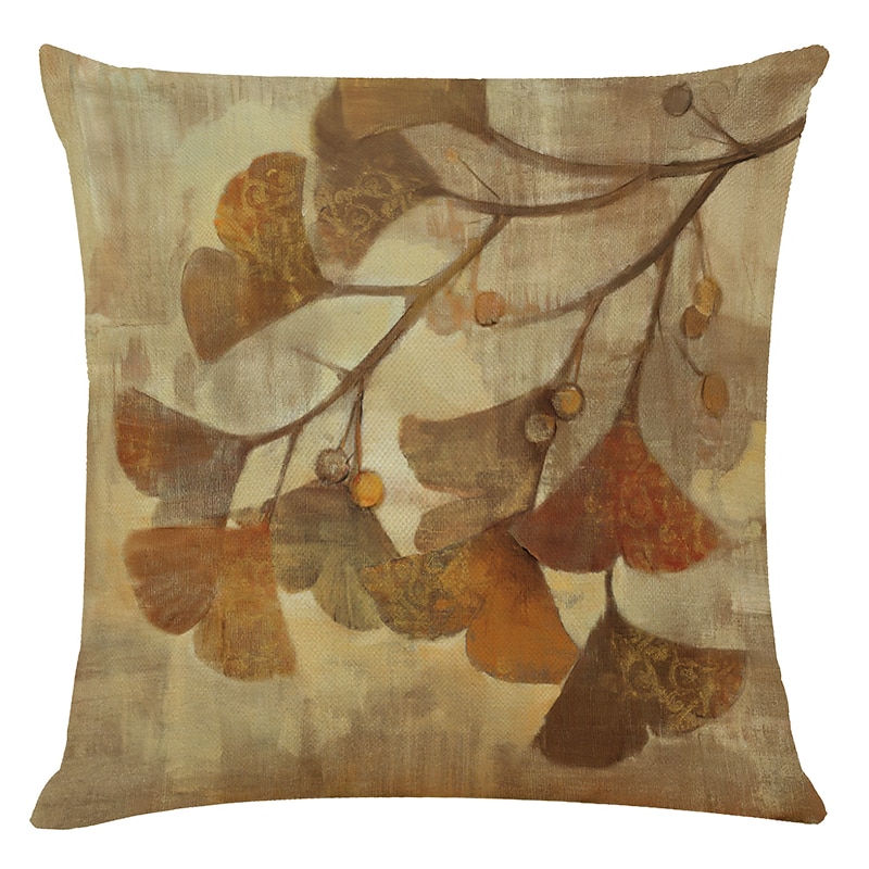 Vintage Double Side Cushion Cover 4PC Soft Light luxury Square Throw Pillow Cover Cushion Pillowcase for Bedroom Livingroom Superior Quality Machine Washable Outdoor Cushion for Sofa Couch Bed Chair4