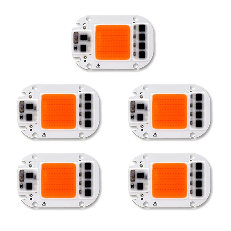 LED Grow Chip 10pcs 6pcs 20W 30W 50W COB Chip LED Lamp 220V 240V No Need Driver for Flood Light Spotlight Lampada DIY Lighting2