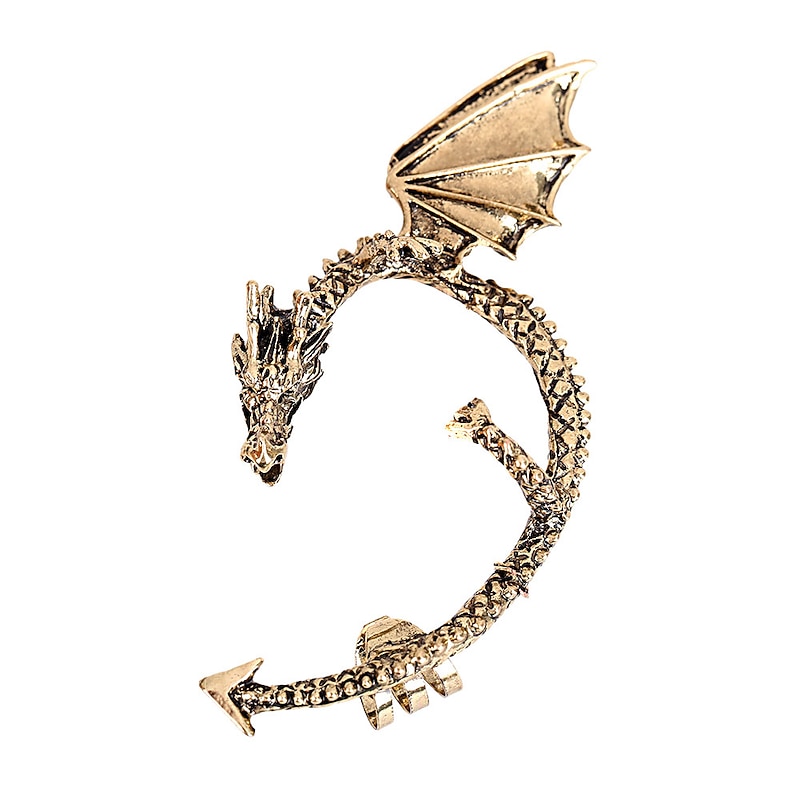 Dragon Elf Halloween Halloween Props Accessories Ear Cuffs Punk Gothic Adults' Women's Halloween Carnival Mardi Gras Easy Halloween Costumes Dress Up4
