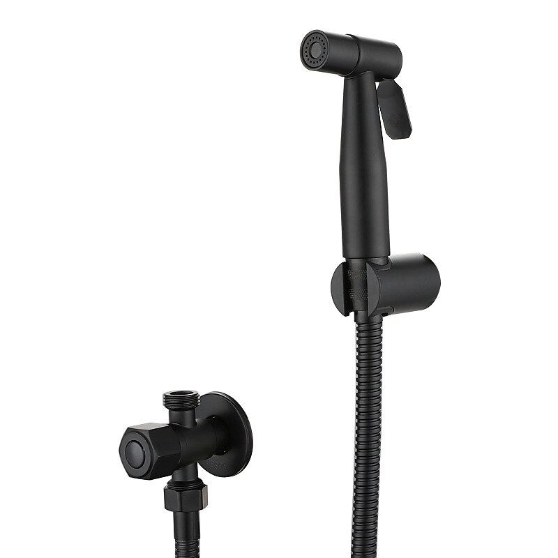 Handheld Bidet Sprayer Kit Black Shower Bath Water Faucet Toilet Spray Bathroom2