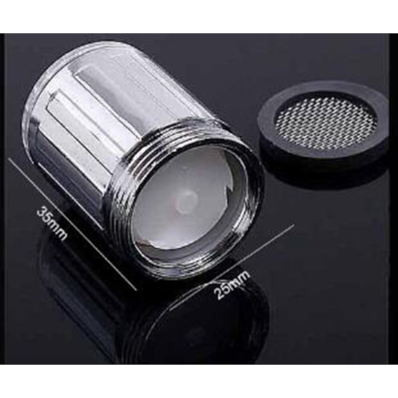 Seven Color Temperature Control Sensor LED Faucet Lamp4