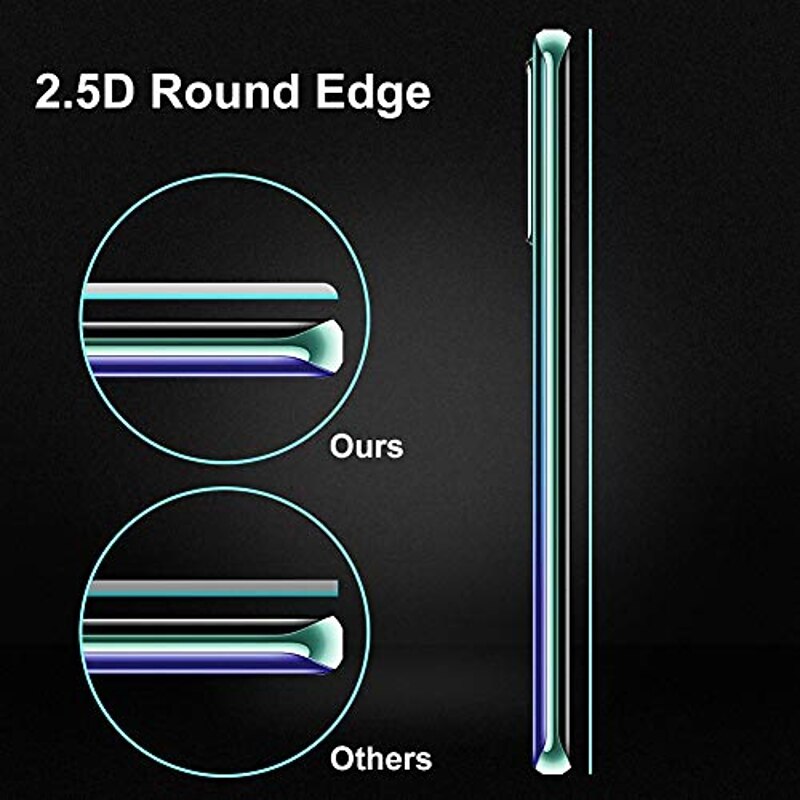2 pcs Phone Screen Protector For Huawei P30 Pro Tempered Glass 9H Hardness Anti-Fingerprint High Definition Explosion Proof Scratch Proof Phone Accessory4
