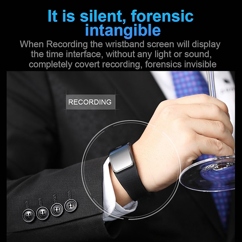 Digital Voice Recorder S7 32GB Portable Digital Voice Recorder Recording Rechargeable Voice Activated Recorder with Noise Reduction for Traveling Meeting Learning Lectures Class Christmas Gift4