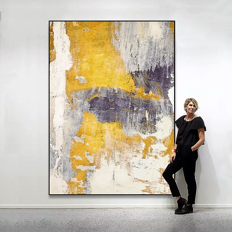 Oil Painting Handmade Hand Painted Wall Art Modern Bright Color Abstract Large Size Home Decoration Decor Rolled Canvas No Frame Unstretched4