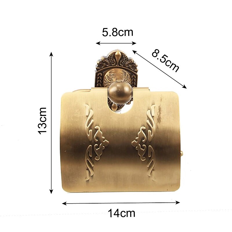 Multifunction Bathroom Accessory Set Aluminum Include Bathroom Double Towel Rack Toilet Paper Holder Towel Ring and Robe Hook Wall Mounted 4pcs4