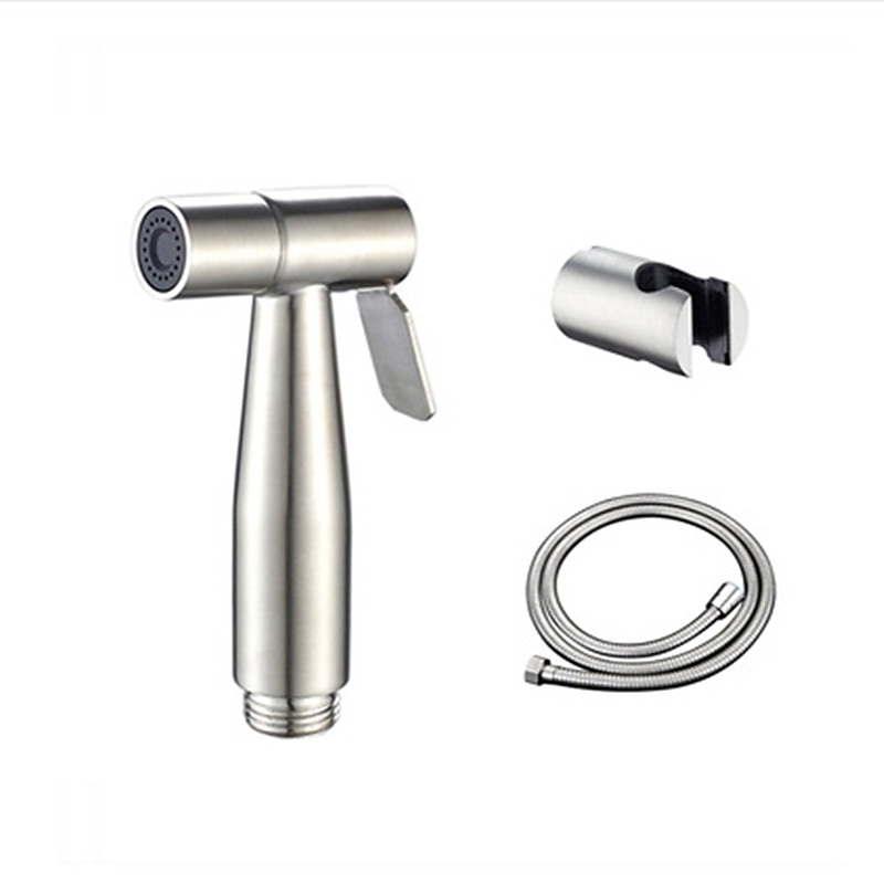 Wall Mounted Bidet Tap Sprayer,304 Stainless Steel Wire Trefilation, Multifunctional High Pressure Bidet Sprayer Tap Set, Used In Bathrooms4