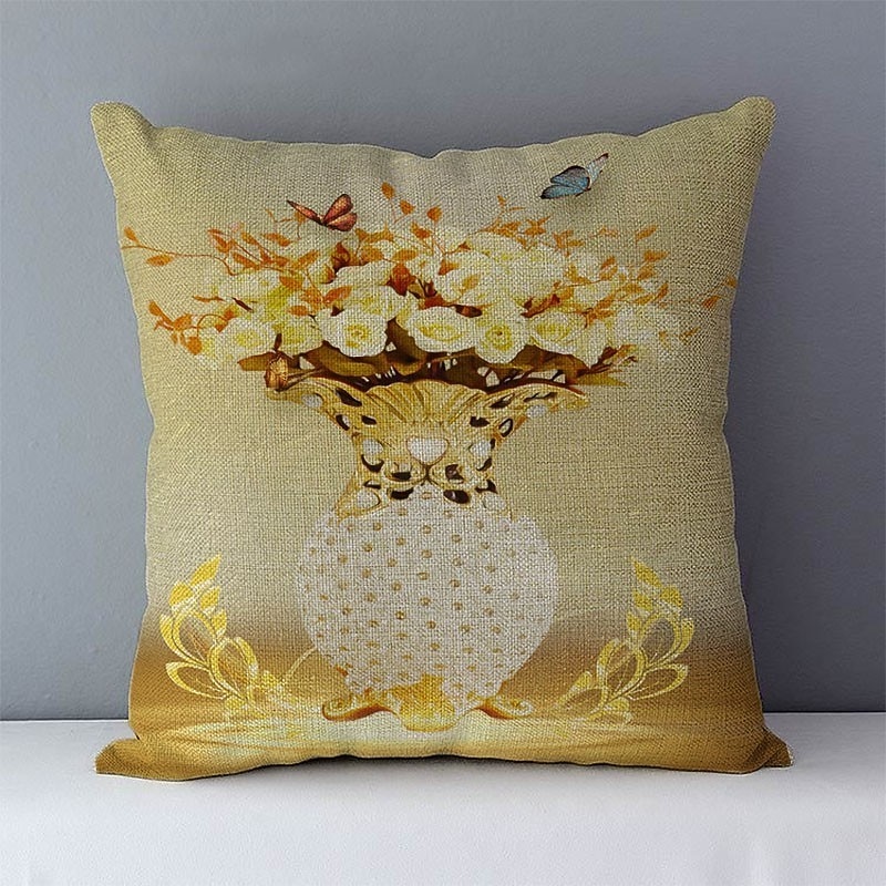 Vintage Peacock Double Side Cushion Cover 1PC Soft Throw Pillow Cover Pillowcase for Sofa Bedroom Livingroom Superior Quality Machine Washable