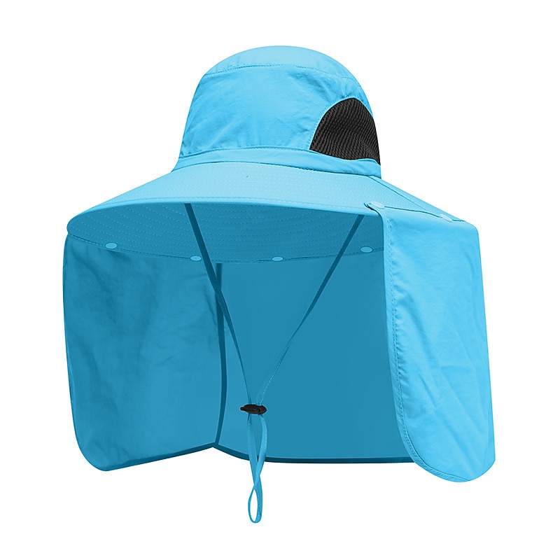 Outdoor Fishing Hat with Neck Flap UV Protection Sun Shade Hat Bonnie Cap Neck Face Coverage Outdoor Traveling Hiking Gardening Hat3