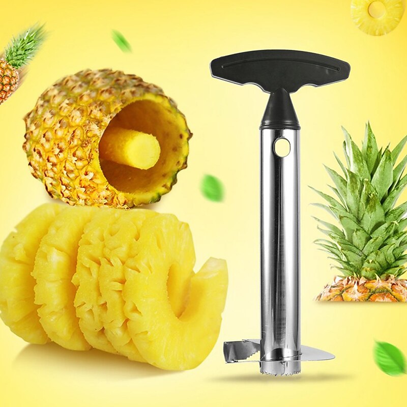 Stainless Steel Pineapple Corer Peeler Cutter Easy Fruit Parer Cutting Tool Home Kitchen Western Restaurant Accessories3