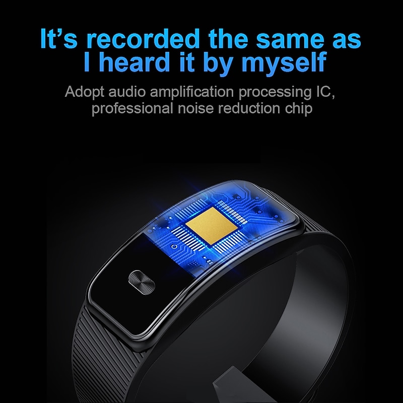 Digital Voice Recorder S7 32GB Portable Digital Voice Recorder Recording Rechargeable Voice Activated Recorder with Noise Reduction for Traveling Meeting Learning Lectures Class Christmas Gift3