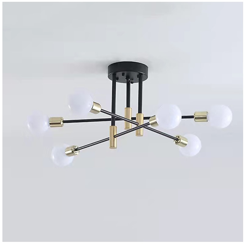 4/6/8-Light  Chandeliers Geometric Shapes Pendant Light Metal Novelty Stylish Geometrical Painted Finishes Artistic Modern Nordic Living Room Bedroom Dining Room 220-240V 110-120VBulb NOT Included4
