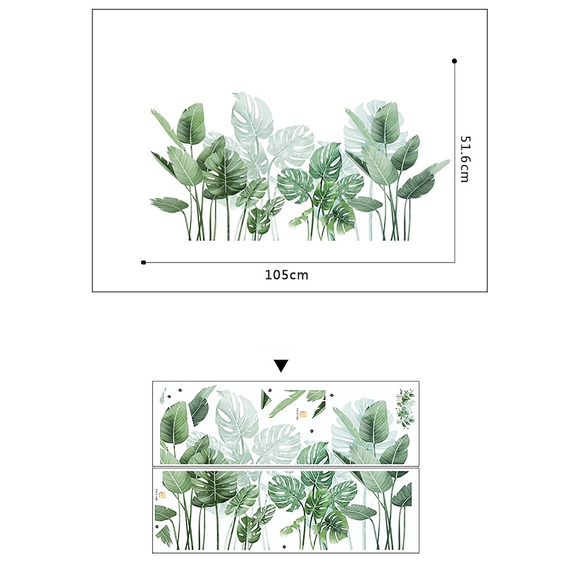 Cartoon Wall Stickers Bedroom / Kids Room &amp; kindergarten, Removable PVC Home Decoration Wall Decal 1pc Wall Stickers for bedroom living room 105X50CM2