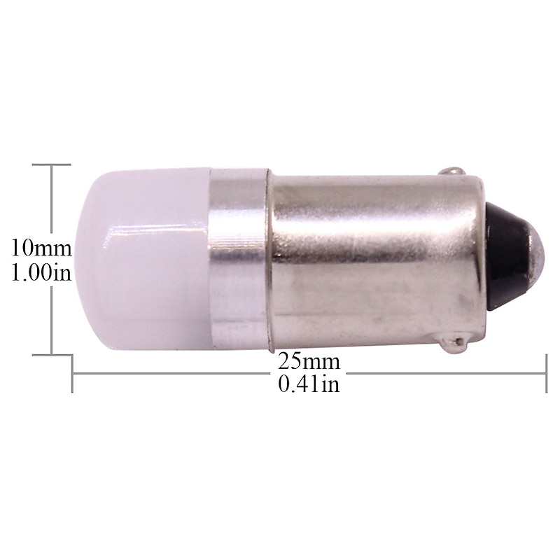 BA9S Wedge 2-SMD 3030 LED DC12-24V Light Bulbs W5W 2825 158 192 168 194 Interior Reading Dome Map Cargo Trunk Door Doorstep Courtesy License Plate Side Marker Light2