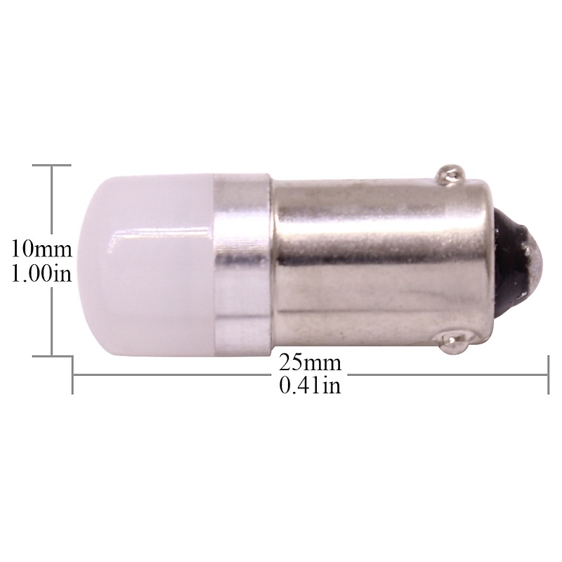 BA9S Wedge 2-SMD 3030 LED DC12-24V Light Bulbs W5W 2825 158 192 168 194 Interior Reading Dome Map Cargo Trunk Door Doorstep Courtesy License Plate Side Marker Light3