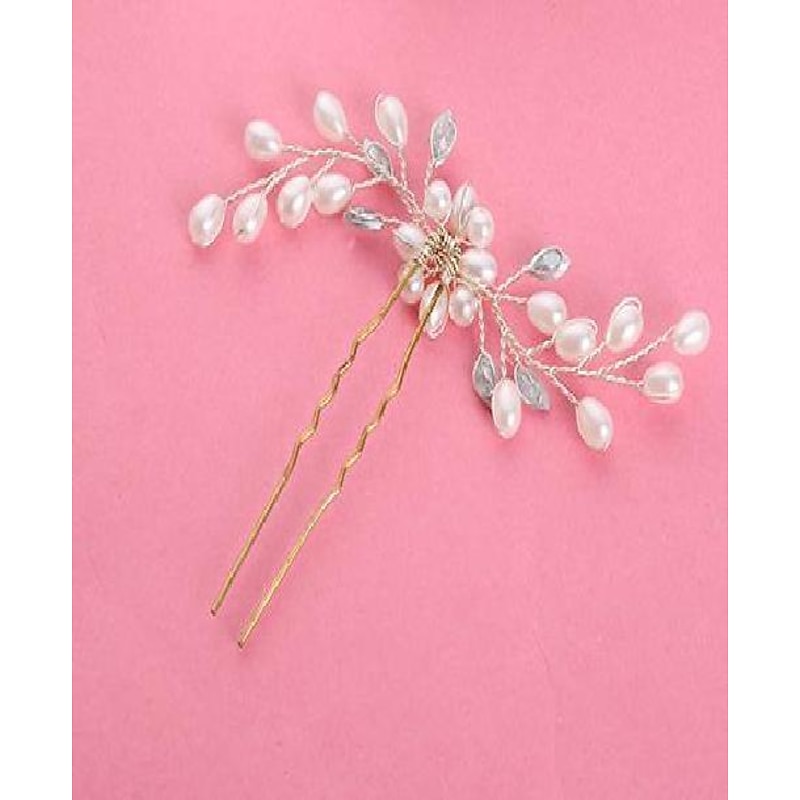 korean bride hairpin wedding jewelry pearl crystal beaded hairpin u-shaped clip wedding dress hair styling accessories4
