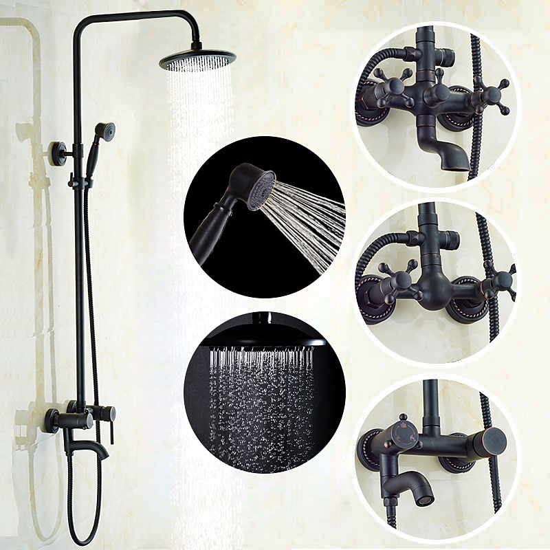 Vintage Shower Faucet Set, Shower System 8