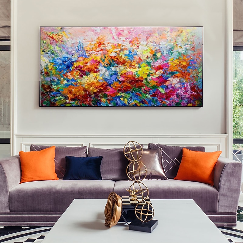 Oil Painting Handmade Hand Painted Wall Art Abstract Landscape Home Decoration Decor Stretched Frame Ready to Hang