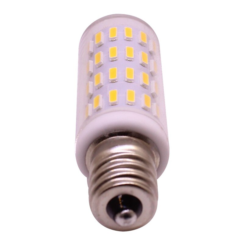 1Pcs E14 LED Light Bulbs 3W Equivalent 30W Incandescent Bulb E14 European Base Bulb Dimmable AC/DC12-24V Mini Corn Bulb Light 4014 63SMD 360 Beam Angle Replace Halogen Chandelier Lights4
