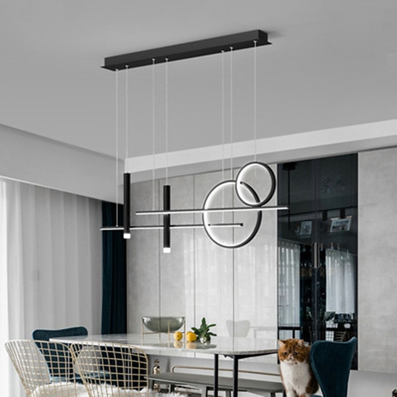 1-Light 100 cm LED Pendant Light  Clusters Design Chandelier Metal Artistic  Modern Style Stylish Painted Finishes  Dining Room Office Shops / Cafes Lights 110-120V 220-240V2