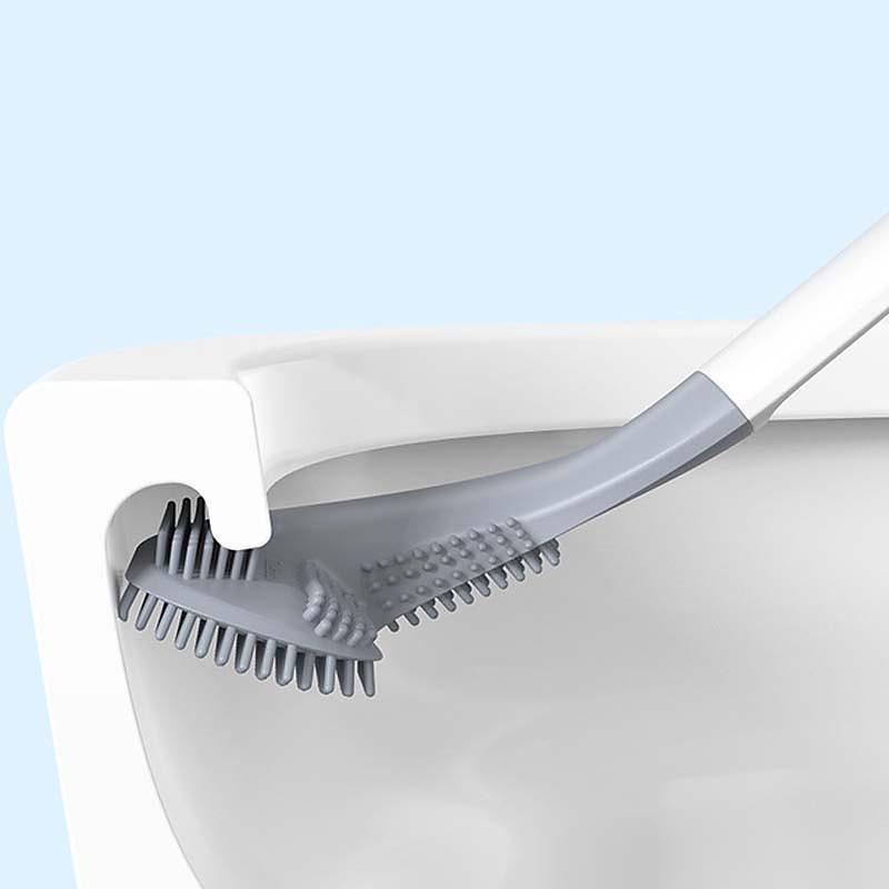 TPR Silicone Bristles Toilet Brush and Drying Holder for Bathroom Storage and Organization Bathroom Cleaning Tool WC Accessories3
