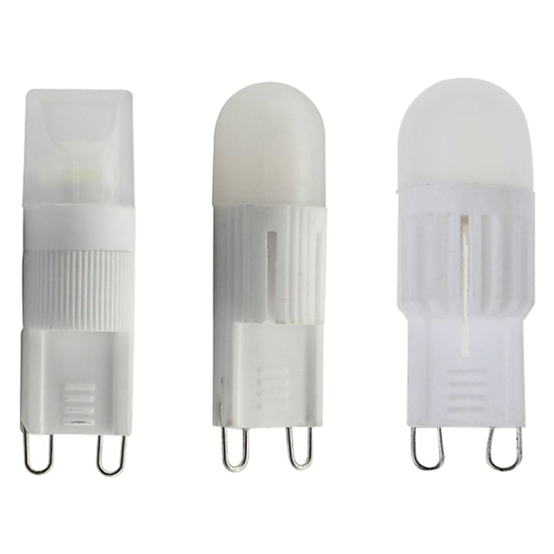 1pcs Bi-Pin G9 LED Light Bulb 3W Dimmable 30W Halogen Equivalent for Chandelier Pendant Ceiling Fan Desk Lamp AC220V