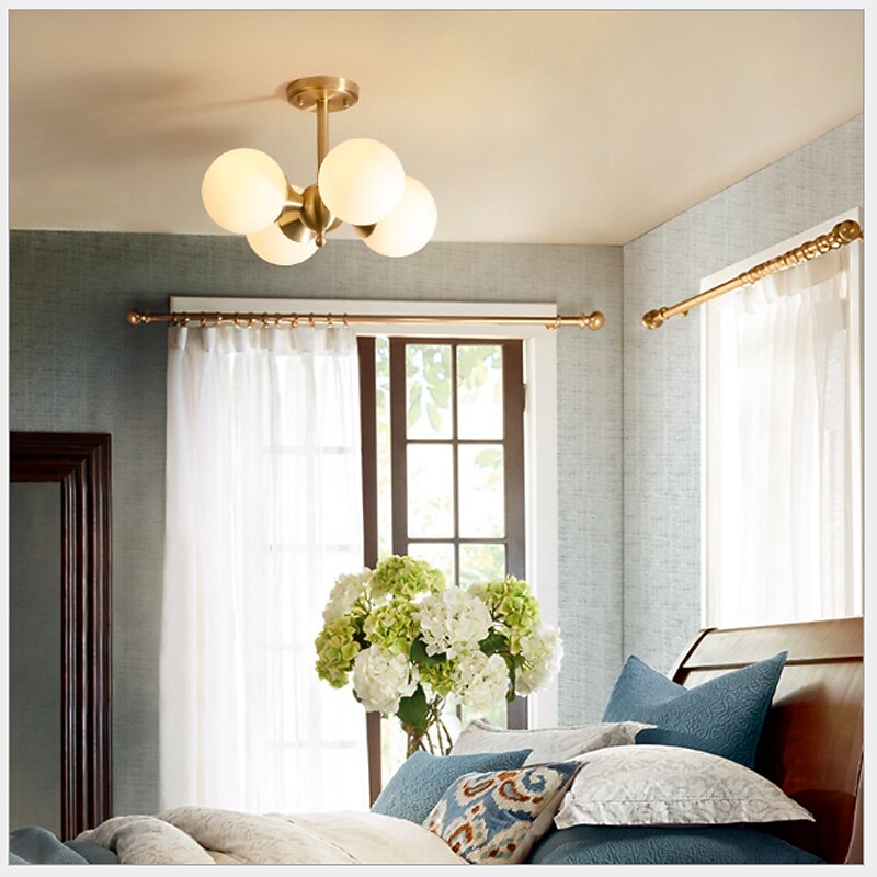 LED Ceiling Light 40 cm Sputnik Design Flush Mount Lights Metal Globe Electroplated Artistic Modern 220-240V