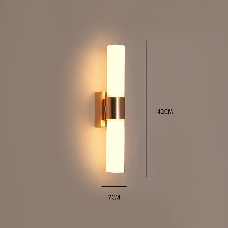 LED Wall Lights Matte Modern Nordic Style Wall Sconces Glass Bedroom Dining Room 220-240V 12W Indoor Wall Lights Bathroom Mirror Light4