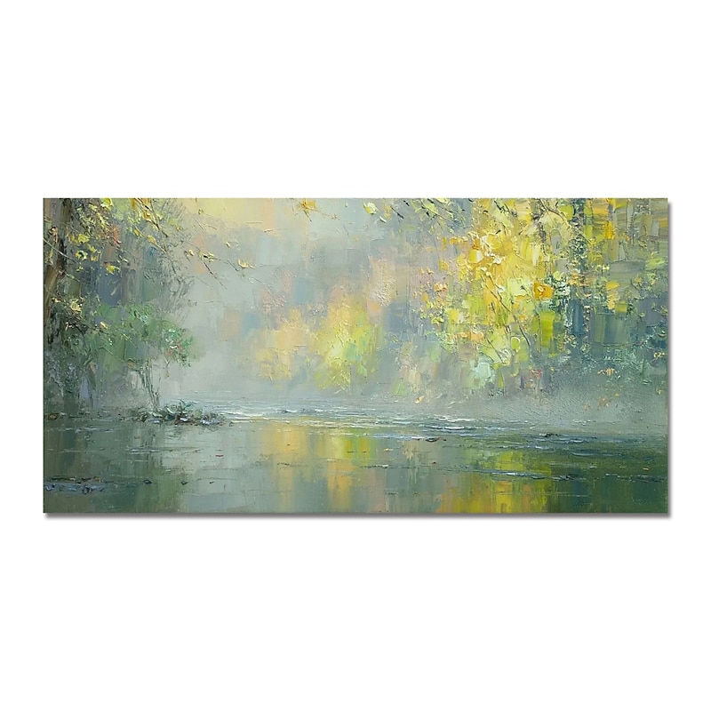 Oil Painting Handmade Hand Painted Wall Art Impression Landscape Home Decoration Decor Stretched Frame Ready to Hang