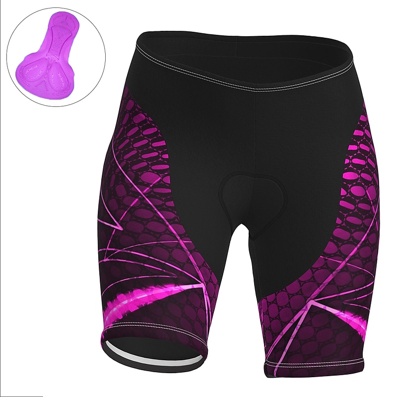 Women's Graphic Patterned Cycling Road Shorts Bike Shorts Cycling Padded Shorts Bike Shorts Padded Shorts / Chamois Mountain Bike MTB Road Bike Cycling Sports 3D Pad Fast Dry Quick Dry Soft Blue4
