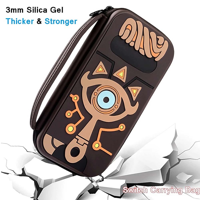 Zelda Carrying Case For Switch Game Console  Accessories Silicone Hard Shell Pouch Waterproof Protective Cover