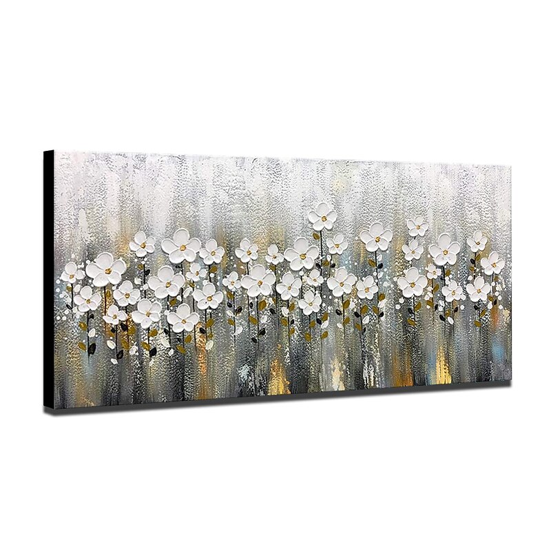 Oil Painting Handmade Hand Painted Wall Art Mintura Modern Abstract Flowers Home Decoration Decor Rolled Canvas No Frame Unstretched3
