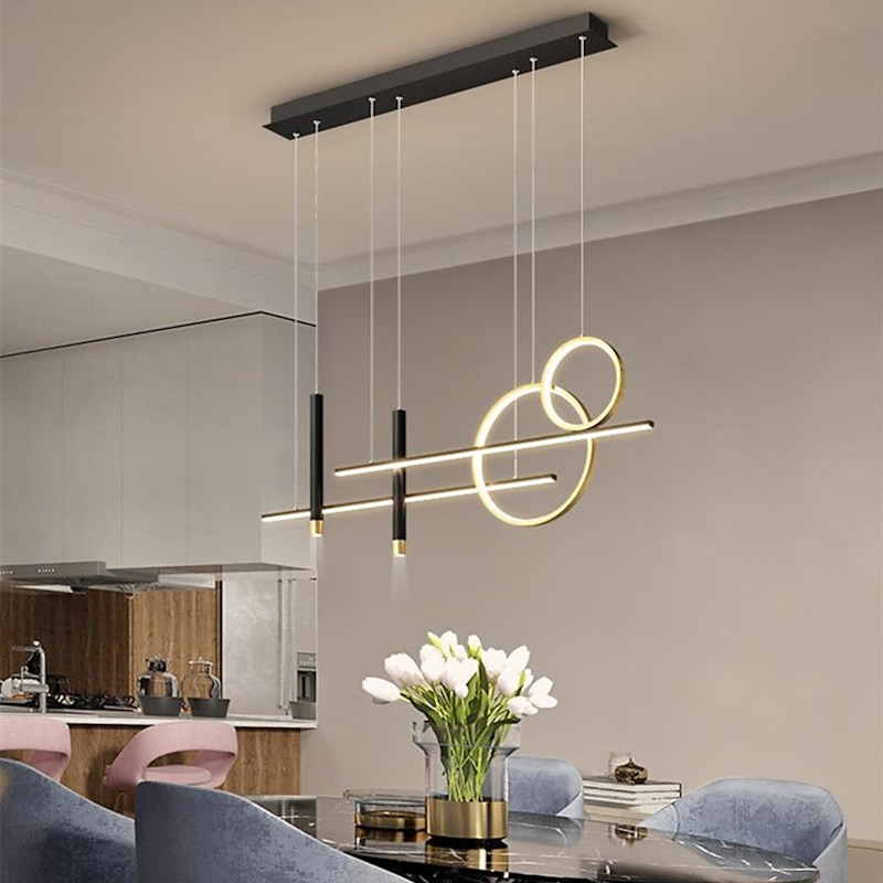 1-Light 100 cm LED Pendant Light  Clusters Design Chandelier Metal Artistic  Modern Style Stylish Painted Finishes  Dining Room Office Shops / Cafes Lights 110-120V 220-240V