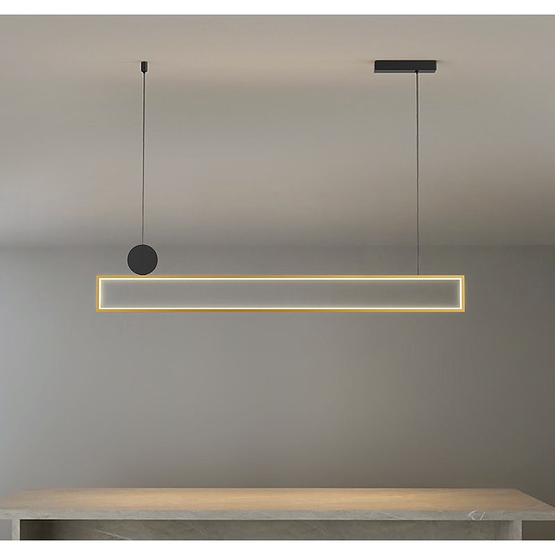 LED Pendant Light 80 100 120 cm Cluster Design Geometric Shapes Pendant Light Metal Painted Finishes LED Nordic Style 220-240V2