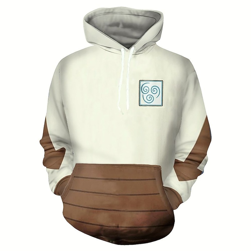 Avatar: The Last Airbender Appa Cosplay Costume Hoodie Back To School 3D Printing For Men's Women's Adults' Back To School