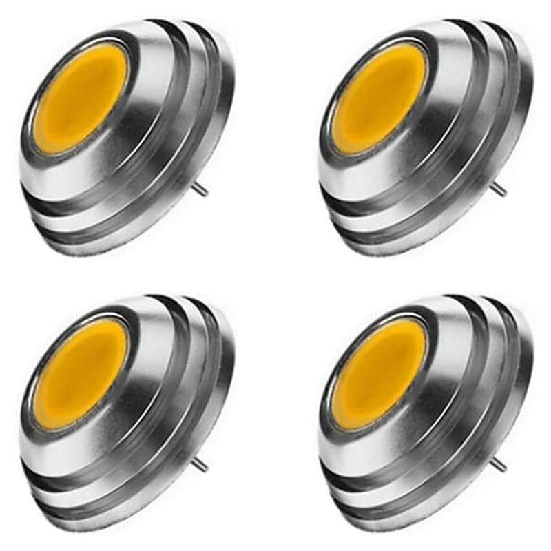 4pcs G4 Super Bright UFO Umbrella Shaped Downlight LED G4 Light Mini Corn Bulb DC12V COB LED High Power Tube 25x18mm