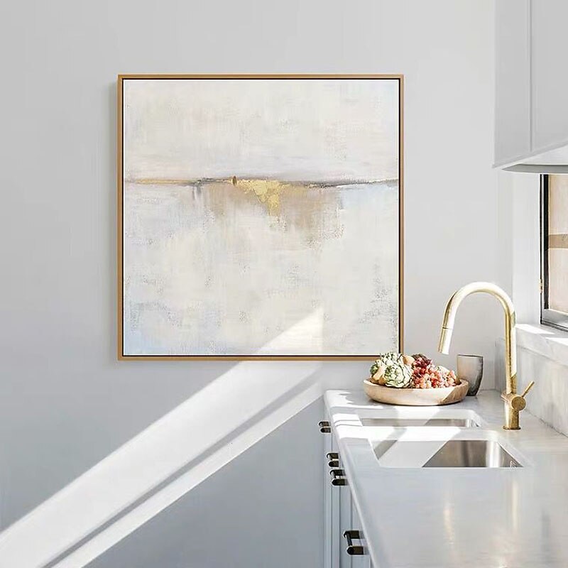 Handmade Oil Painting Canvas Wall Art Decoration Golden Abstract Paintings for Home Decor Rolled Frameless Unstretched Painting4