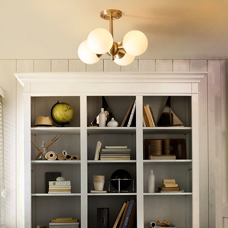 LED Ceiling Light 40 cm Sputnik Design Flush Mount Lights Metal Globe Electroplated Artistic Modern 220-240V2