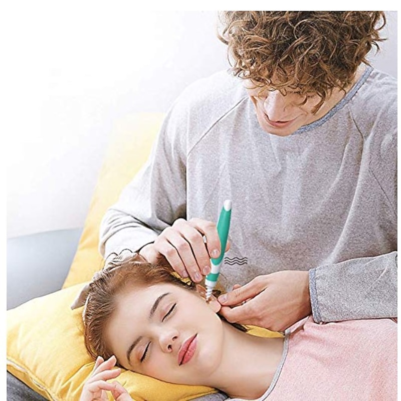 Ear Wax Removal Tool Ear Wax Remover Silicone Ear Cleaner Safe Soft Spiral Smart Reusable Ear Picker Clean Kit Catcher 15 Replacement Tips for Adults  Humans3
