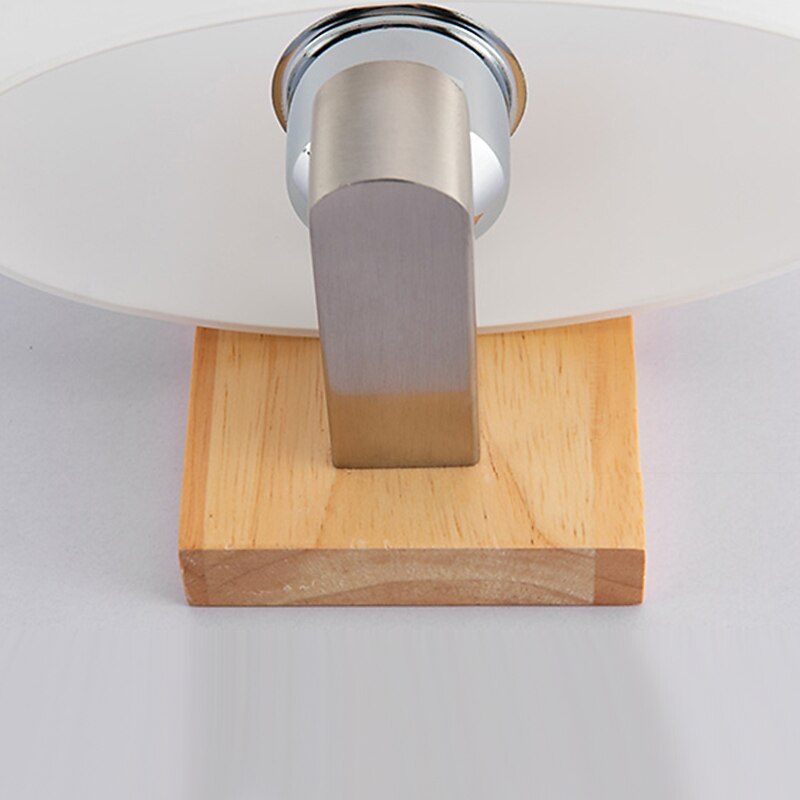 Lightinthebox LED Wall Light Matte Modern Nordic Style Wall Lamps Wall Sconces LED Wall Lights Bedroom Dining Room Wood / Bamboo Wall Light 110-240 V4