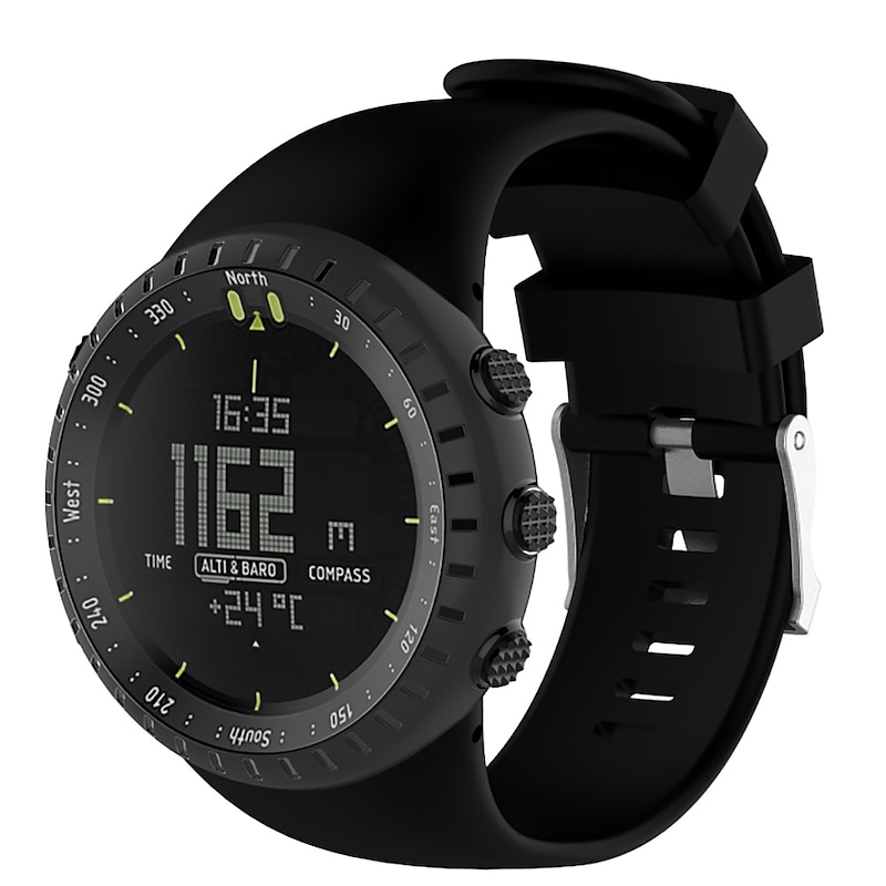 Watch Band for Suunto SUUNTO CORE Silicone Replacement  Strap Breathable Sport Band Wristband4