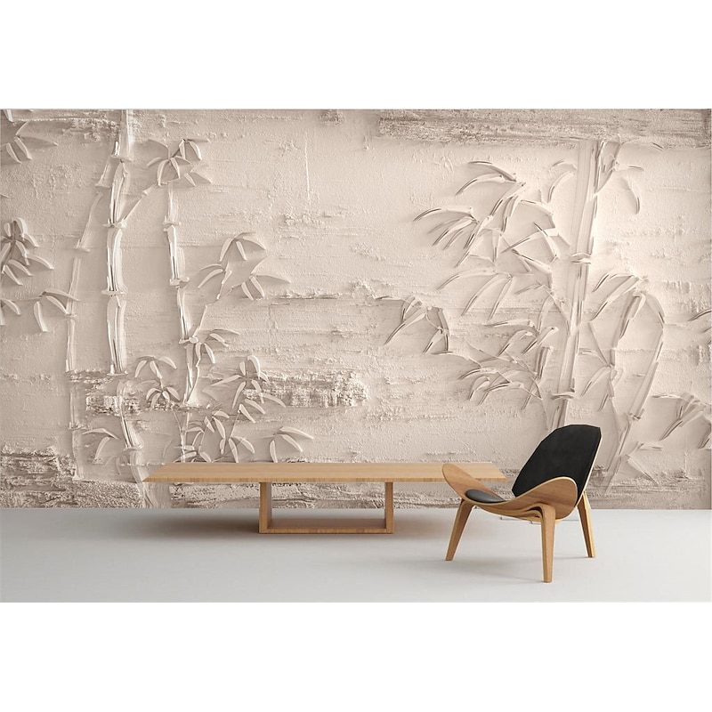Mural Wallpaper Wall Sticker Covering Print Peel and Stick Self Adhesive Embossed Bamboo Forest PVC / Vinyl  Home Decor2