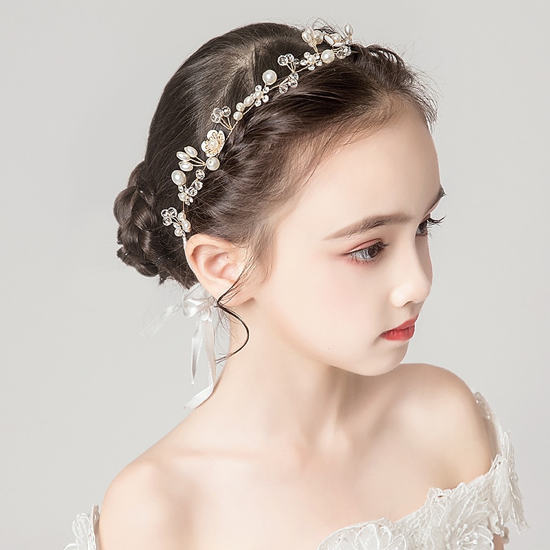 Kid's Girls' Hair Accessories Performance Wedding Party Fashion3