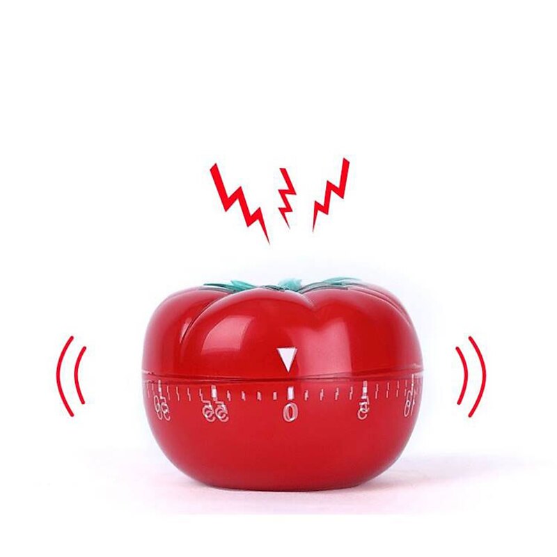 Kitchen Timer Baking Alarm Clock Tomato Reminder Mechanical Countdown Timer 2025 - $8.99